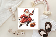 Funny Haunted Harvest Clipart, an Illustration by CraftArtStudio (Thumbnail 6 of 6)