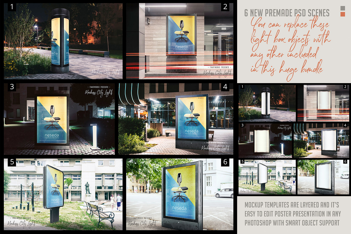 Light Board - 123 Mockups & 6 Scenes, a Mockup by TVartworks (Photo 27 of 27)
