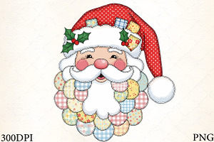 Santa Retro Christmas Shirt, Cute Sa, an Illustration by CrexoraLab