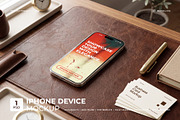 Premium Iphone Device Mockup, an iPhone Mockup by Heinzel Std Mockup (Thumbnail 1 of 4)