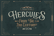Hercules Victorian Typeface Font, a Sans Serif Font by Storytype Studio (Thumbnail 8 of 14)