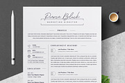 Clean Resume / CV Template, a Resume Template by ResumeInventor (Thumbnail 1 of 6)