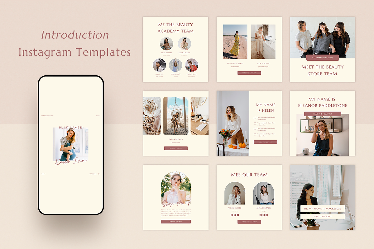 Introduction Instagram Templates, a Social Media Template by Ralony
