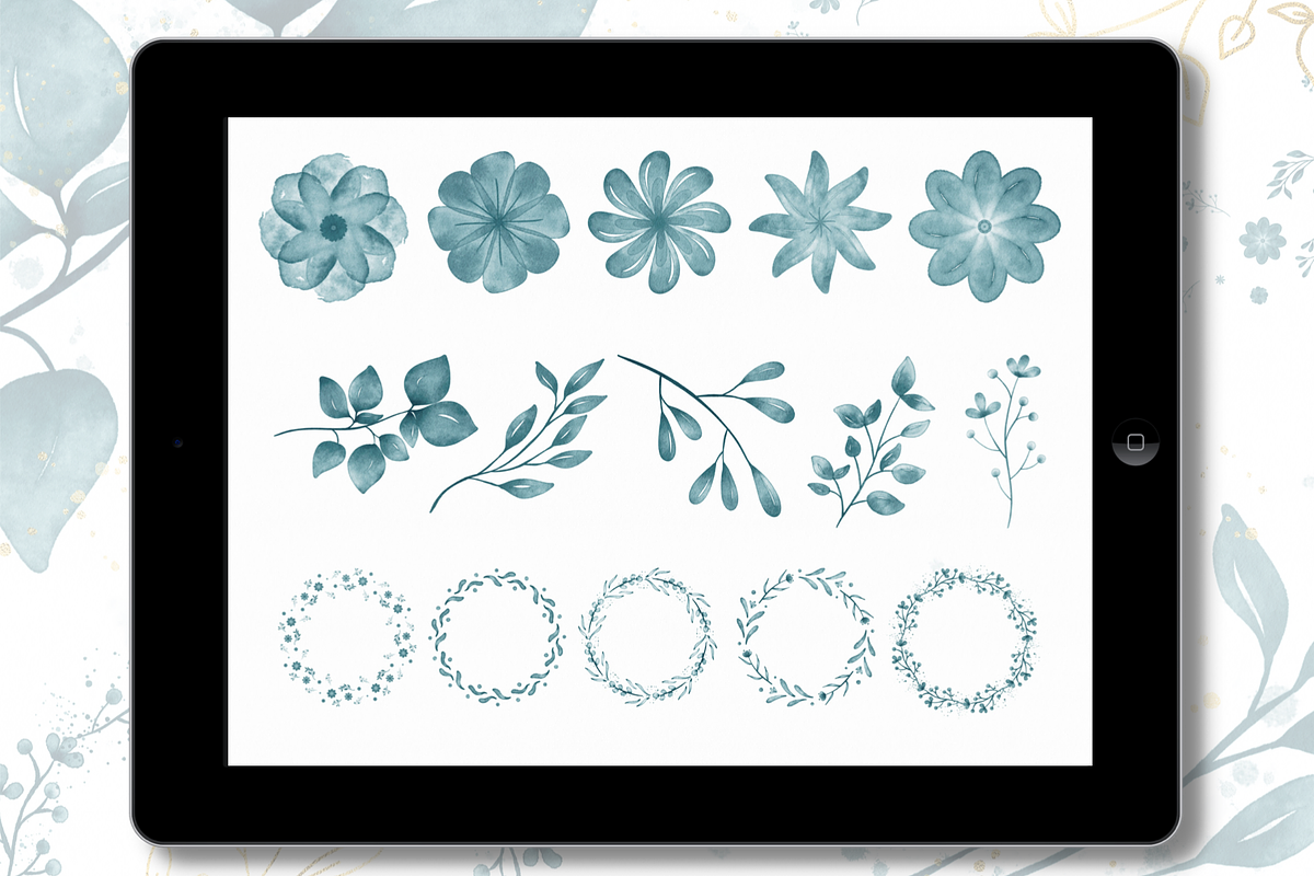 Watercolor Procreate Brushes, a Brush Add-On by Roze Prints (Photo 3 of 6)