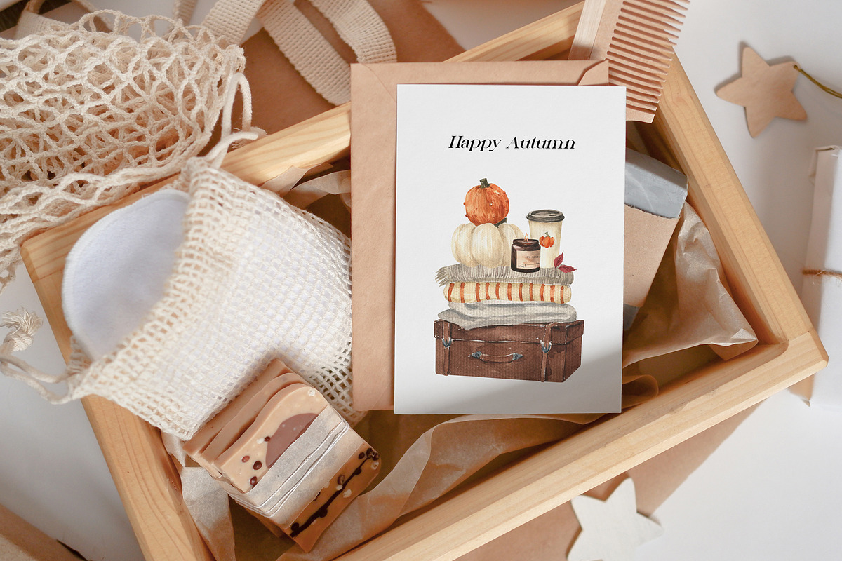 Cozy Autumn Watercolor, a Seasonal Illustration by LiChu Art (Photo 14 of 20)