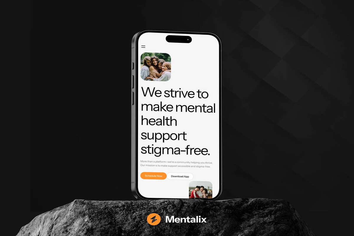Mentalix Website Mental Health UIKIT, an UI Kit Template by Creative Perspective (Photo 5 of 7)