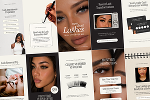 Lash Artist Instagram Story Template
