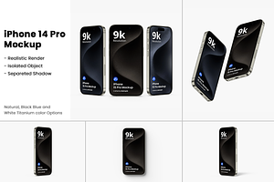 iPhone 15 Pro Mockups Vol 1