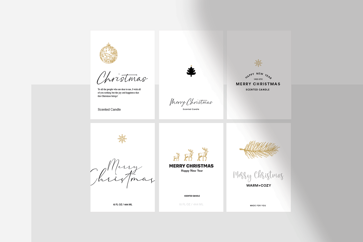 Minimal Christmas Label (Printable), a Branding & Logo Template by Coco Shop (Photo 2 of 6)