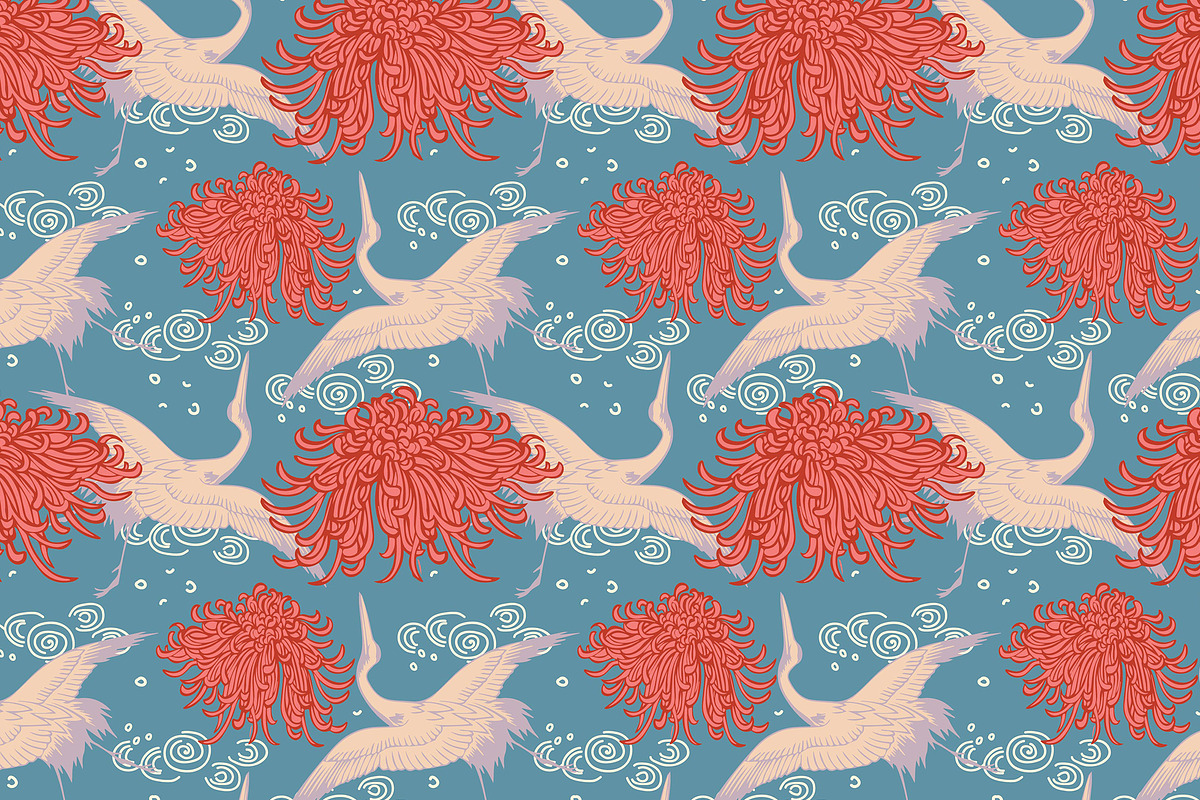 Japanese pattern set, a Pattern Graphic by TiveCreate (Photo 9 of 11)