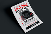 Lost Dog Flyer, a Flyer Template by Guuver (Thumbnail 2 of 3)