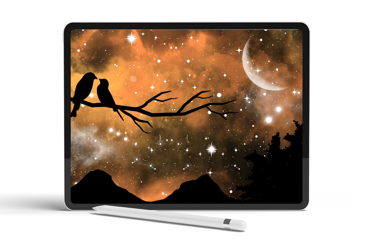 Galaxy Creator Kit for Procreate, a Brush Add-On by theinkaffair (Photo 7 of 9)