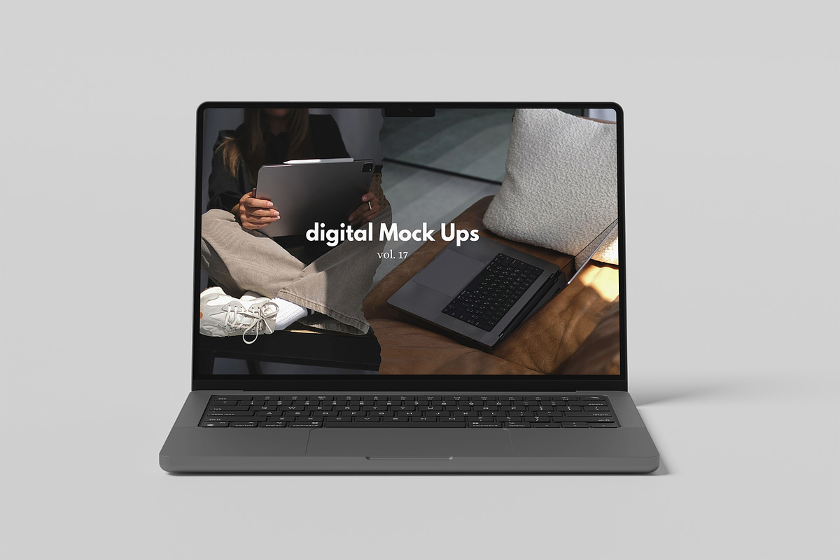 LAPTOP MOCKUP, a Wearable Device Mockup by kebunmockup (Photo 5 of 5)