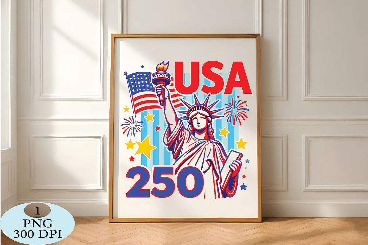 4th of july png, Striped Patriotic, a Seasonal Illustration by Daily.Designs (Photo 5 of 5)