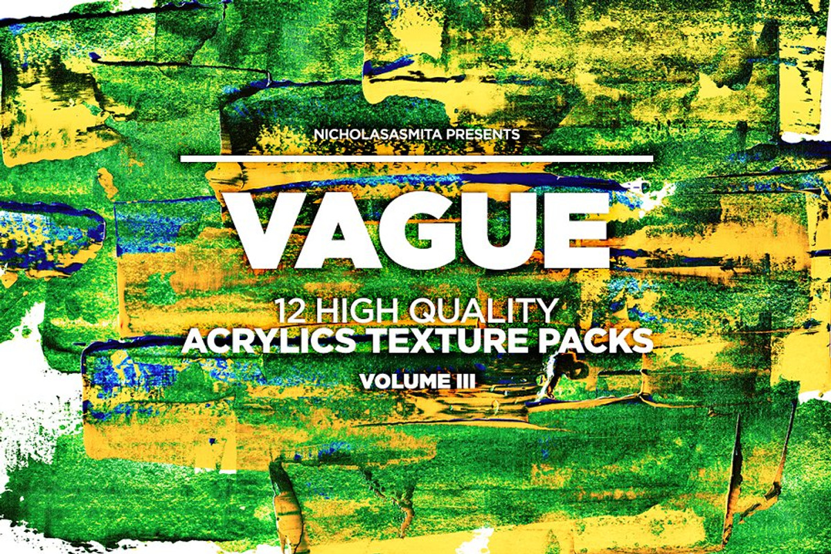 Vague 49 Acrylics Textures Packs, a Pattern Graphic by nicholasasmita (Photo 31 of 51)