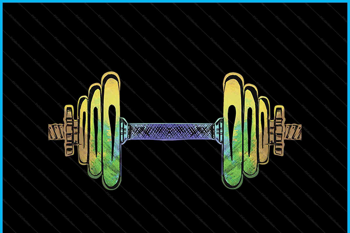 Powerlifting Dumbbell Fitness SVG, an Object Graphic by Creativeusart (Photo 2 of 4)