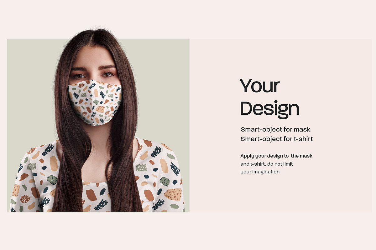 4 Mockups Face Mask, a Mask Mockup by Grow Design Craft Studio (Photo 4 of 6)
