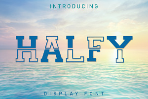 Halfy Font