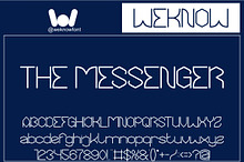 The Messenger font