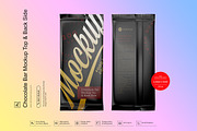 Chocolate Bar Mockup Top & Back Side, a Packaging Mockup by Reformer Mockup (Thumbnail 5 of 6)