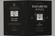 Elegant Funeral Invitation Card, a Stationery Template by MightyDesign (Thumbnail 5 of 8)