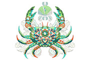Ethnic Collection: Crab, an Animal Illustration by ArtoJoy (Thumbnail 2 of 5)