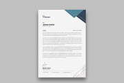 Letterhead Design Template, a Stationery Template by ClickPaint_Studio (Thumbnail 1 of 4)