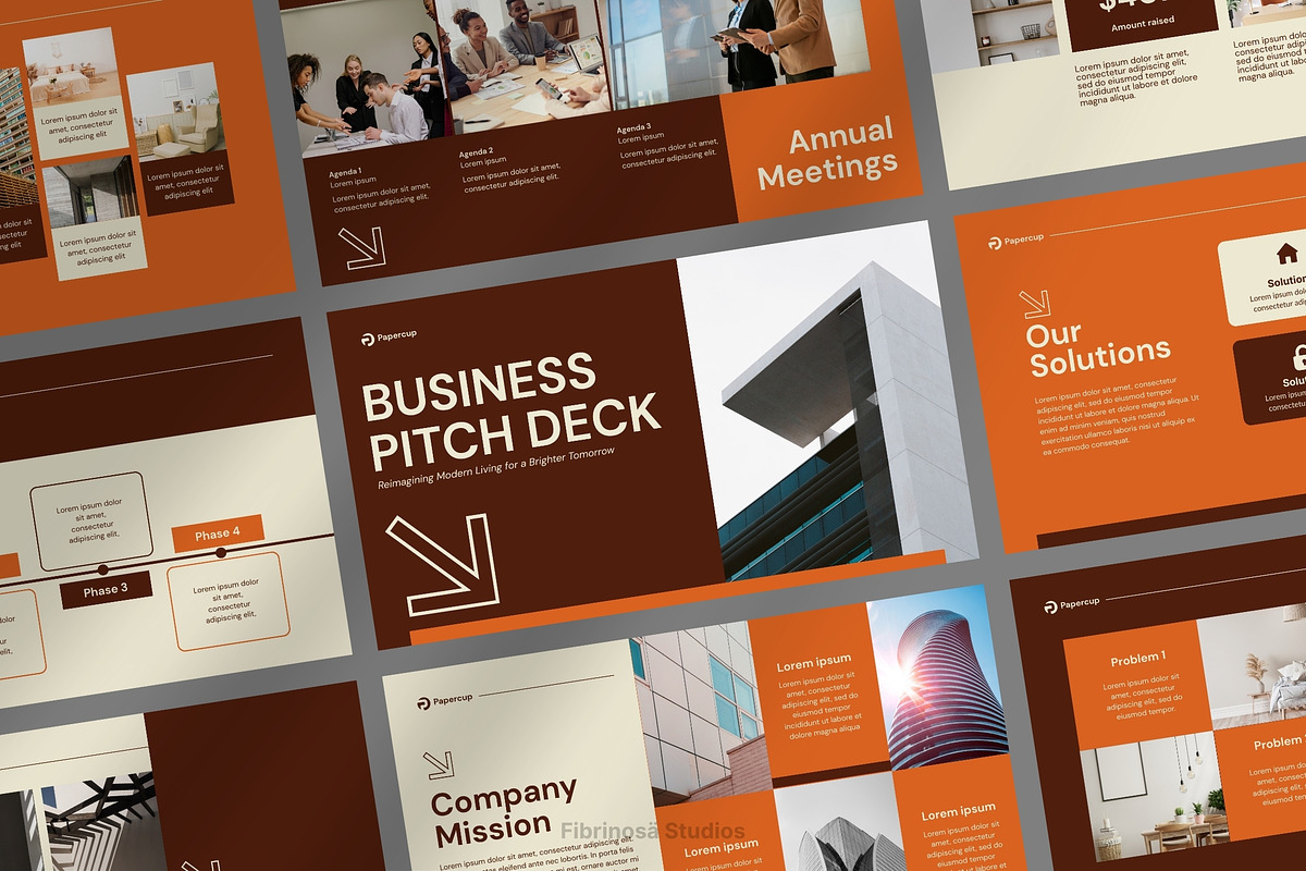 Business Pitch Deck - Power Point
