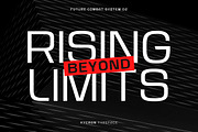 Kycron - Futuristic Sans Font Family, a Sans Serif Font by Sekyra Lab (Thumbnail 8 of 13)