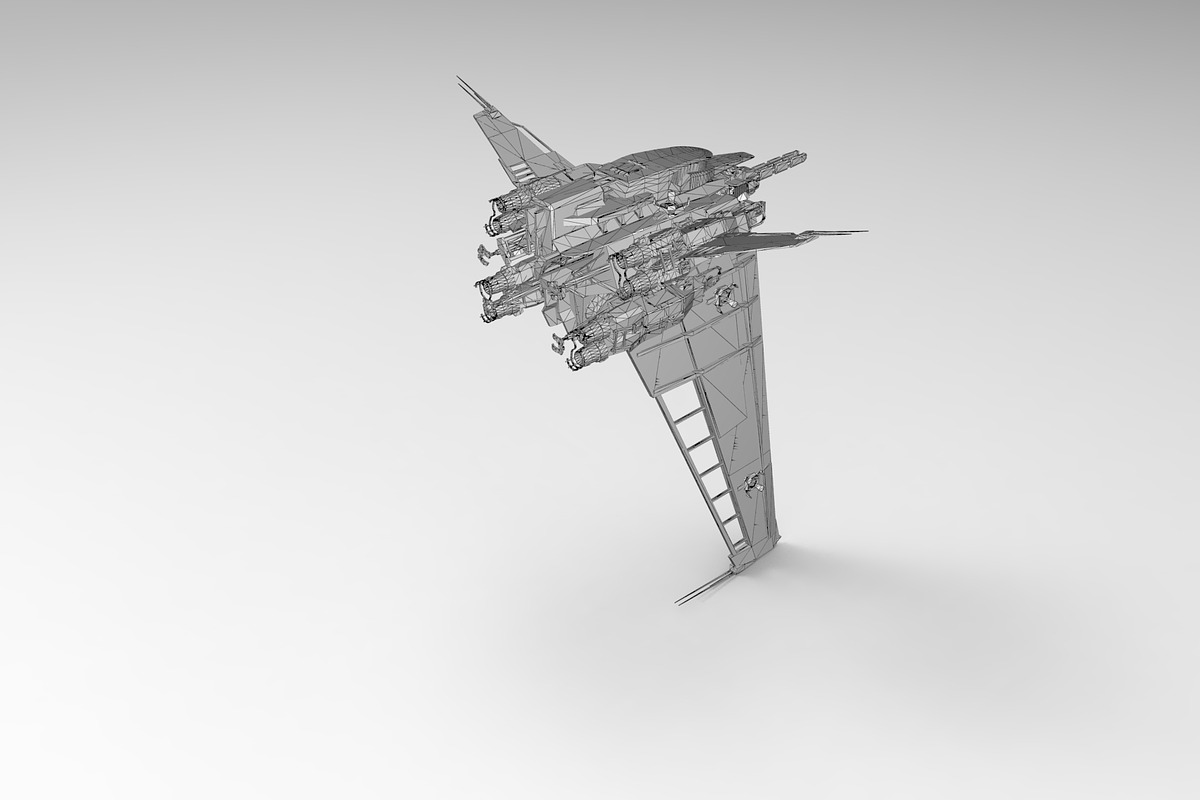Vertical Fighter, a Cars & Vehicle 3D Model by obeyart (Photo 6 of 7)