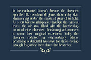 Arcane Whispers: Mystical Font, a Serif Font by Helotype (Thumbnail 7 of 11)