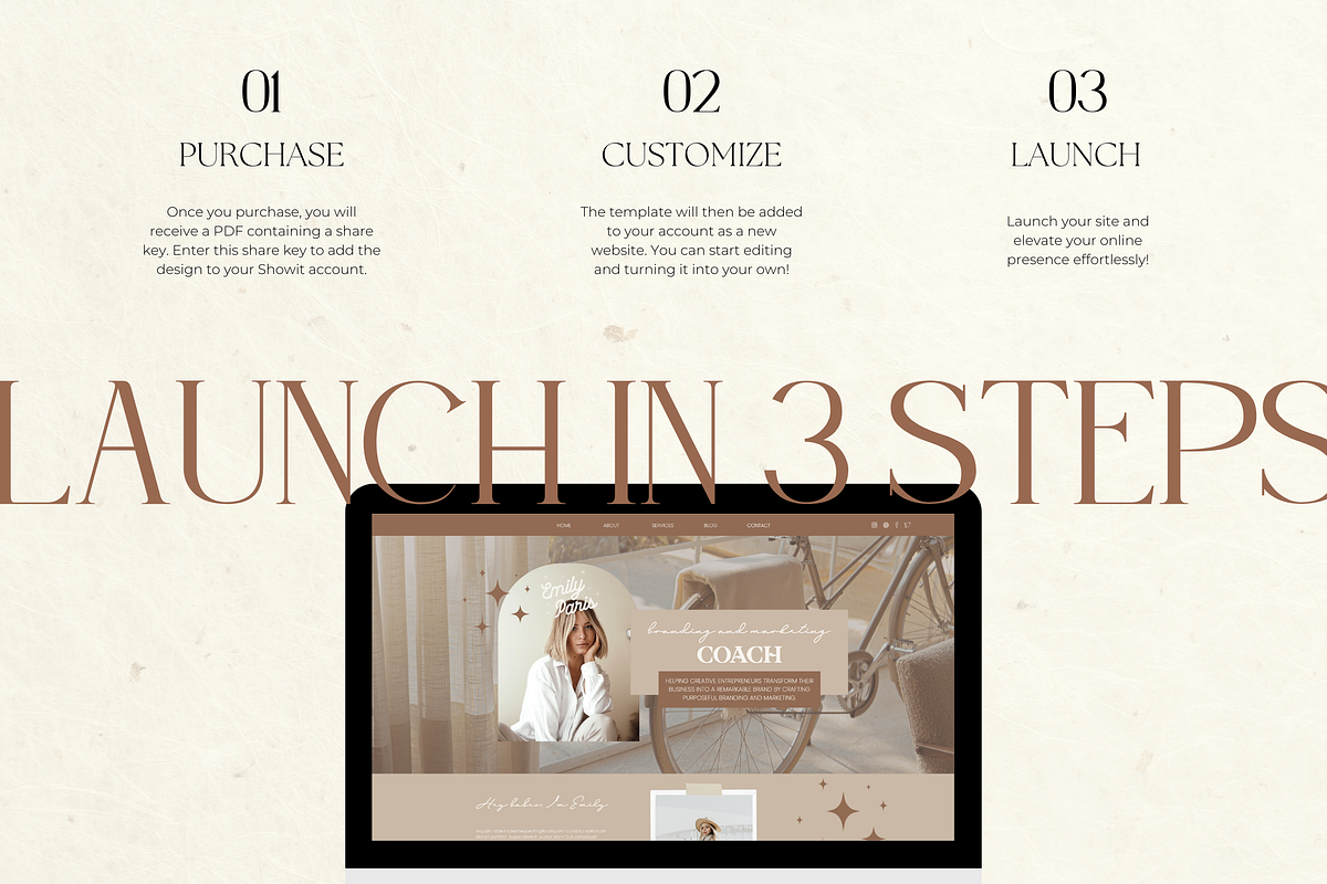 Showit Website Template Life Coach, an App Template by Branding Babe Co. (Photo 5 of 9)