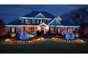 christmas led holiday lights ai, a Holiday Photo by pikepicture