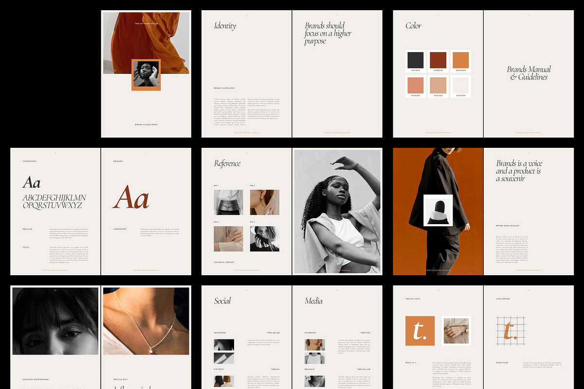 TWELVE Brand Book Guidelines, a Magazine Template by Arif Tri Ananta (Photo 14 of 14)