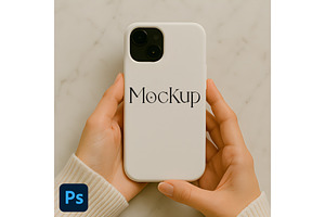 iPhone Tough Phone Case Mockup