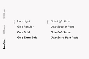 Gale - Feminine Geometric Sans Serif