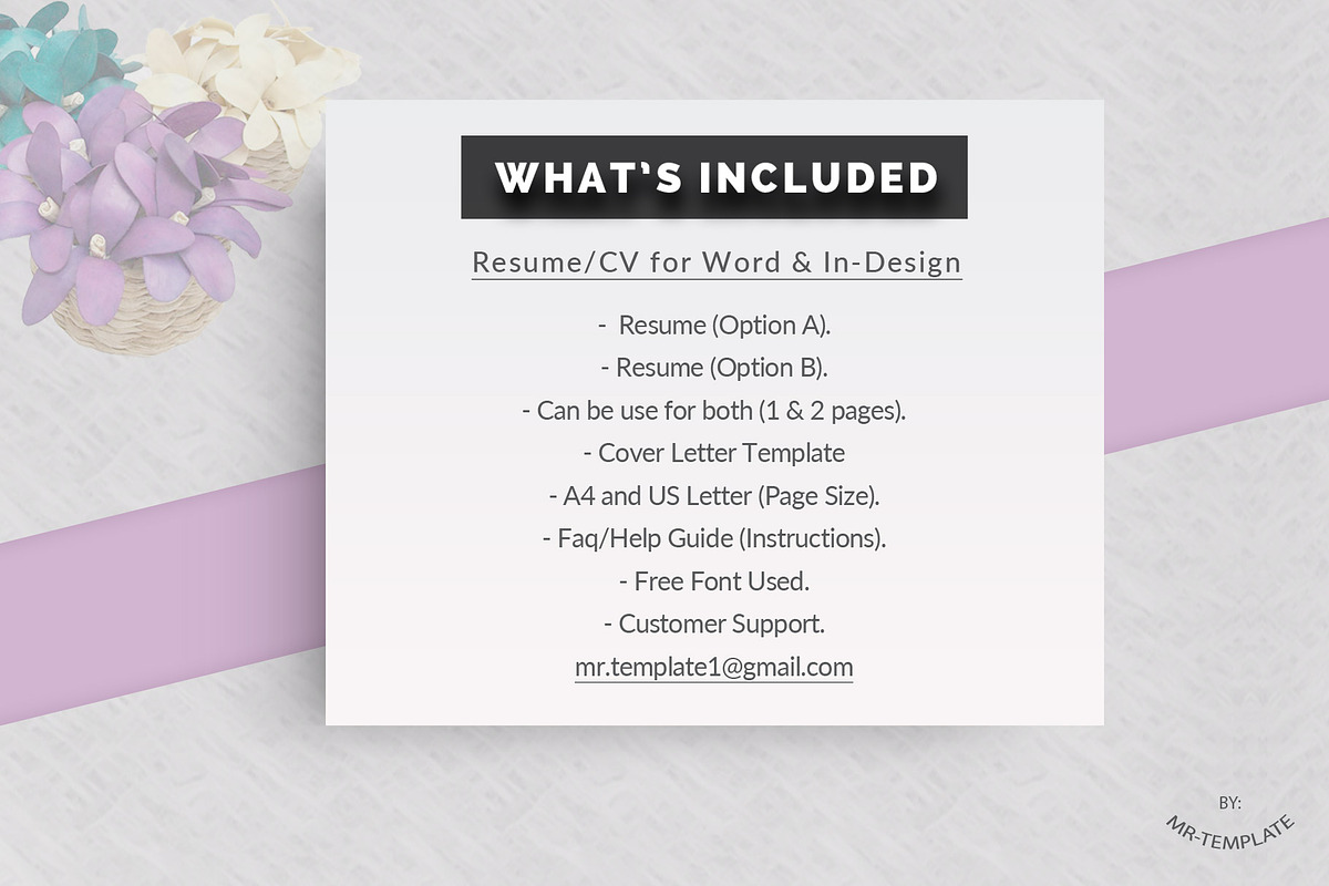 Resume/CV, a Resume Template by Mr-Template (Photo 4 of 4)