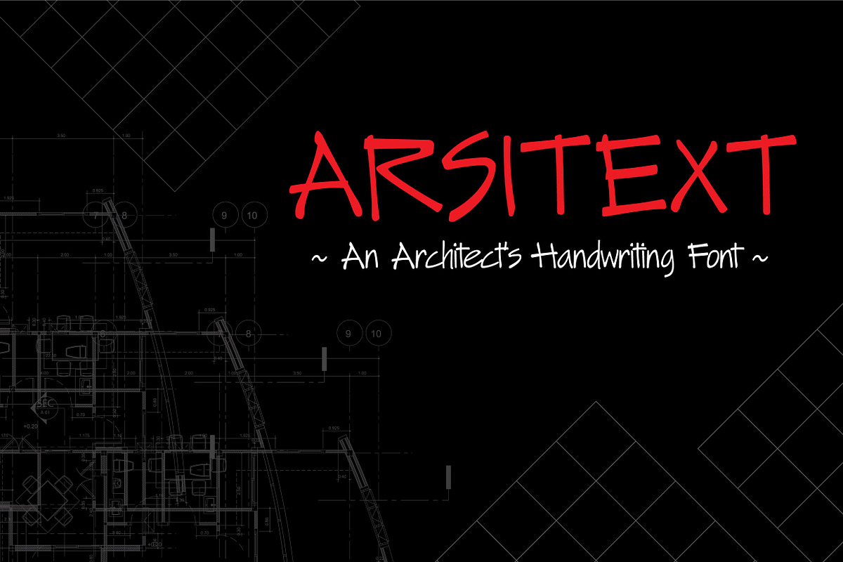 ARSITEXT - Handwriting Font