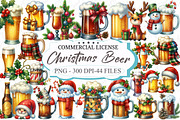 Christmas Beer Sublimation Bundle, an Illustration by designcity5 (Thumbnail 1 of 5)