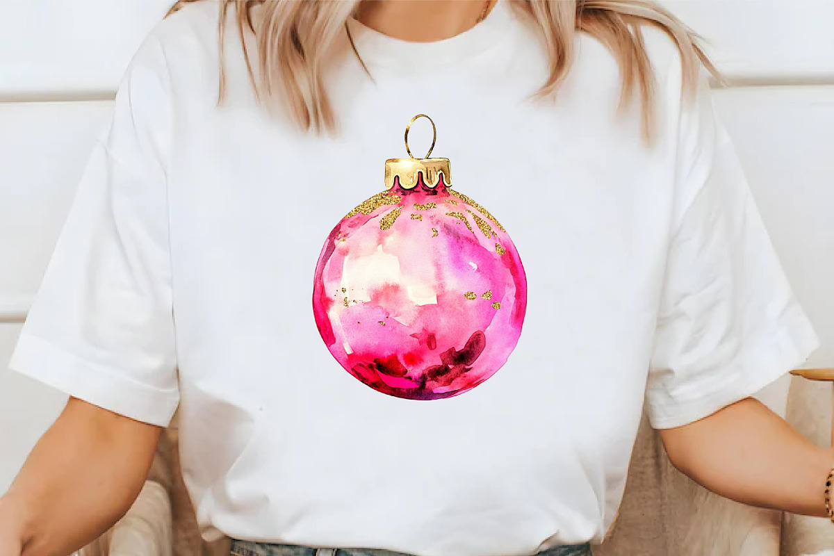 Chic Neon Pink Christmas Clipart, an Illustration by Libby Wishes (Photo 4 of 7)