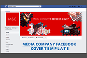 Clean Media Company Facebook Cover, a Social Media Template by NeptuneDesign (Thumbnail 4 of 4)