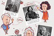 Famous scientists • Volume 1, an Education Illustration by Yeticrab (Thumbnail 2 of 4)