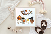 Chick or Treat Halloween Chicken PNG, an Illustration by CraftArtStudio (Thumbnail 4 of 4)
