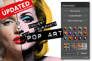 POP ART Creator - Photoshop Plugin, an Action Add-On by CANofART by TheAlikA (Thumbnail 1 of 9)
