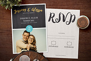 Photo Collage Wedding Invitation, an Invitation Template by ShutterSweets (Thumbnail 3 of 6)