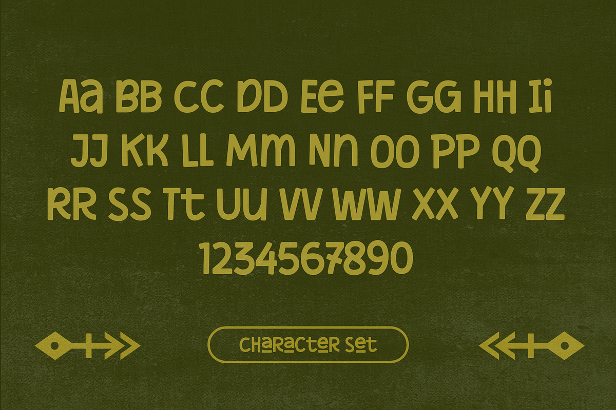 Rawnie – Cute Folk Font, a Sans Serif Font by Hole Hope Design (Photo 5 of 8)