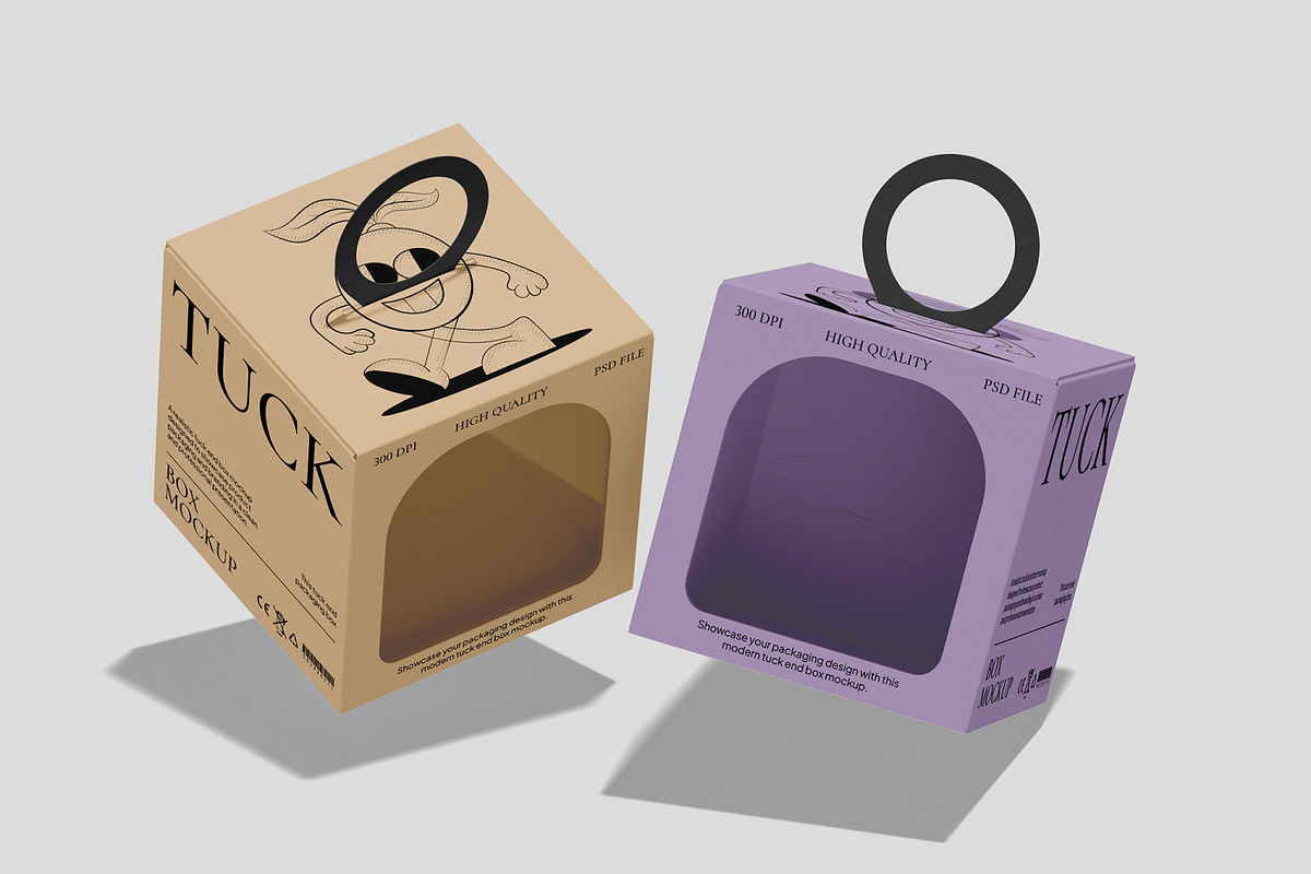 Tuck End Box Mockup, a Packaging Mockup by Unerispace (Photo 4 of 5)