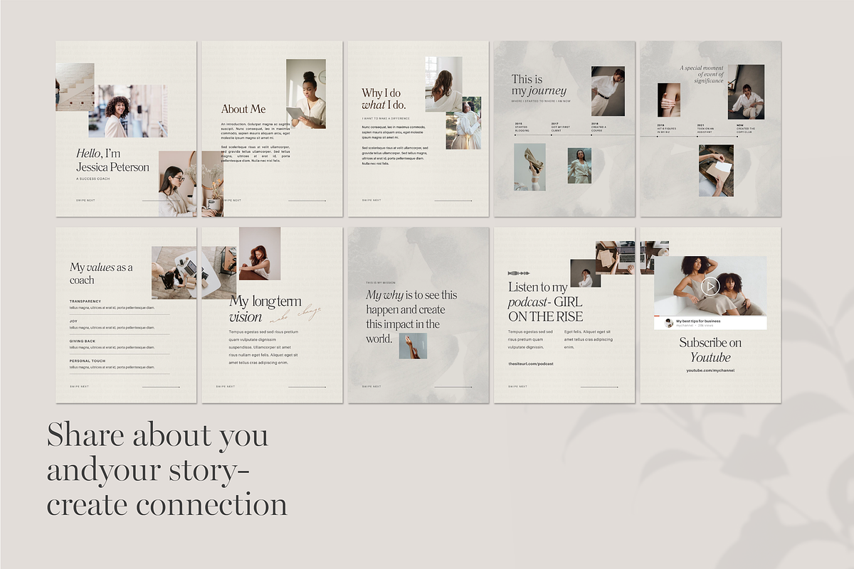 Instagram Pinned Post Carousels, a Social Media Template by Tabitha Emma (Photo 4 of 10)