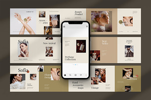 Sofia Carousel Template CANVA