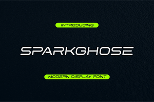 Sparkghose Font